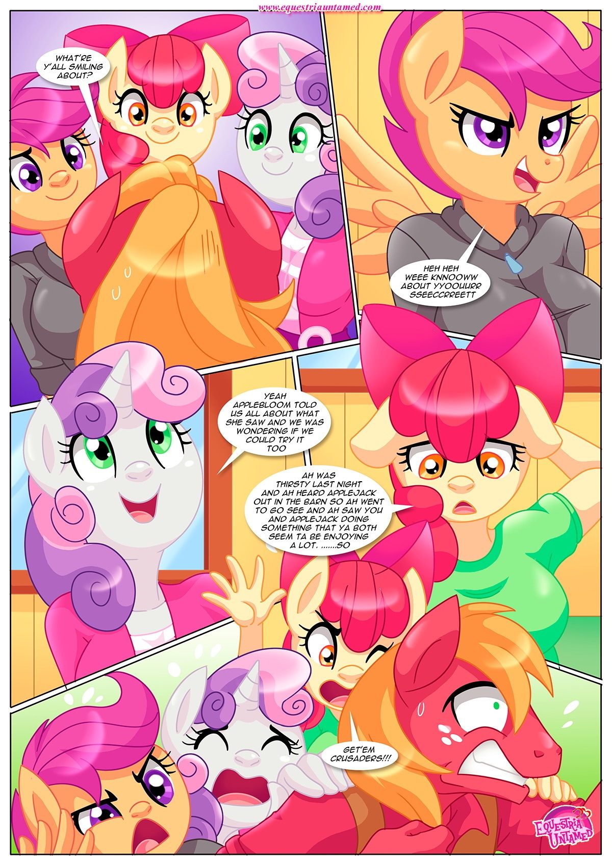 Applejack's secret is out! - Page 8
