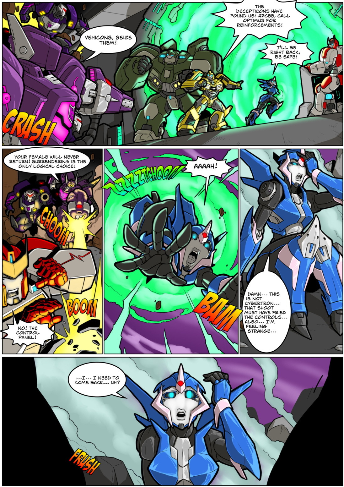 Arcee Comic - Page 1
