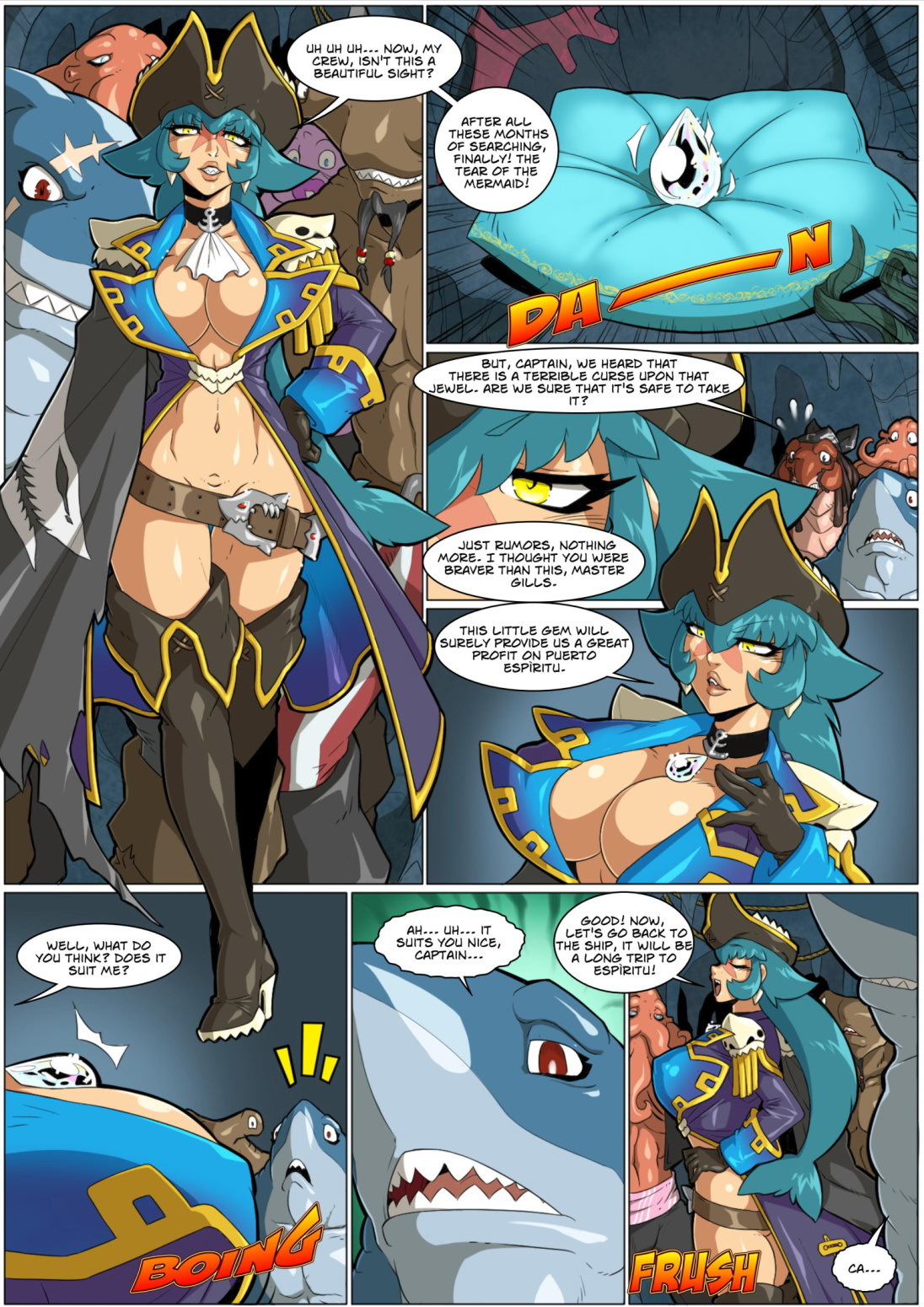 Captain Barracuda and the Tear of the Mermaid - Page 2