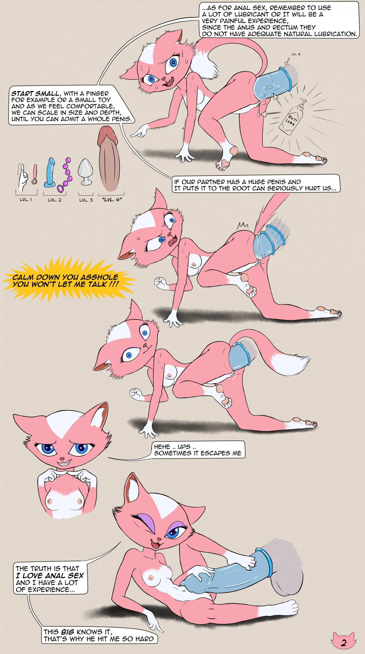 Danger Rangers Kitty teaches you - Page 3