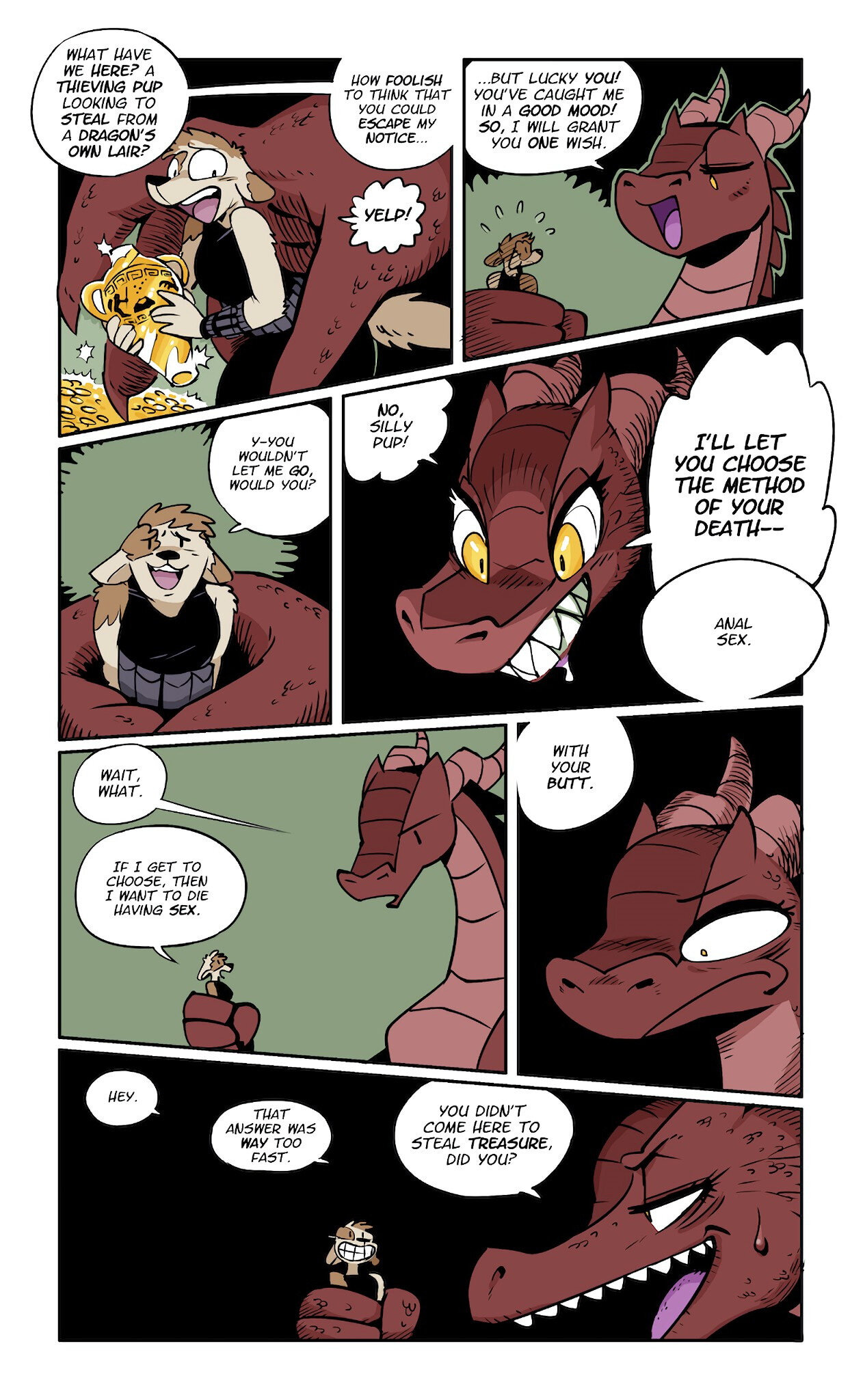 Death by Dragon Butt - Page 1