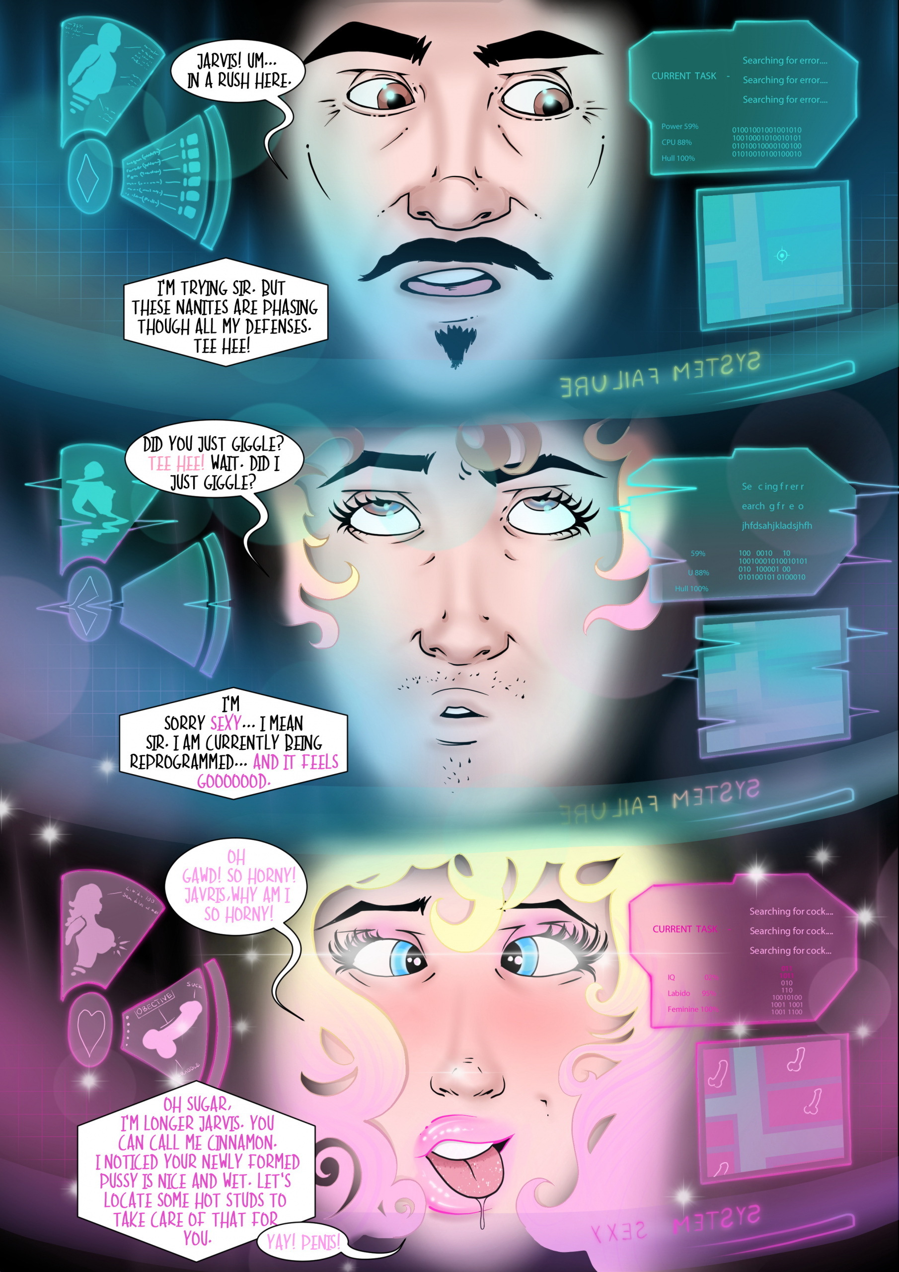Doctor Bimboid vs Marvel Comic Heroes - Page 5