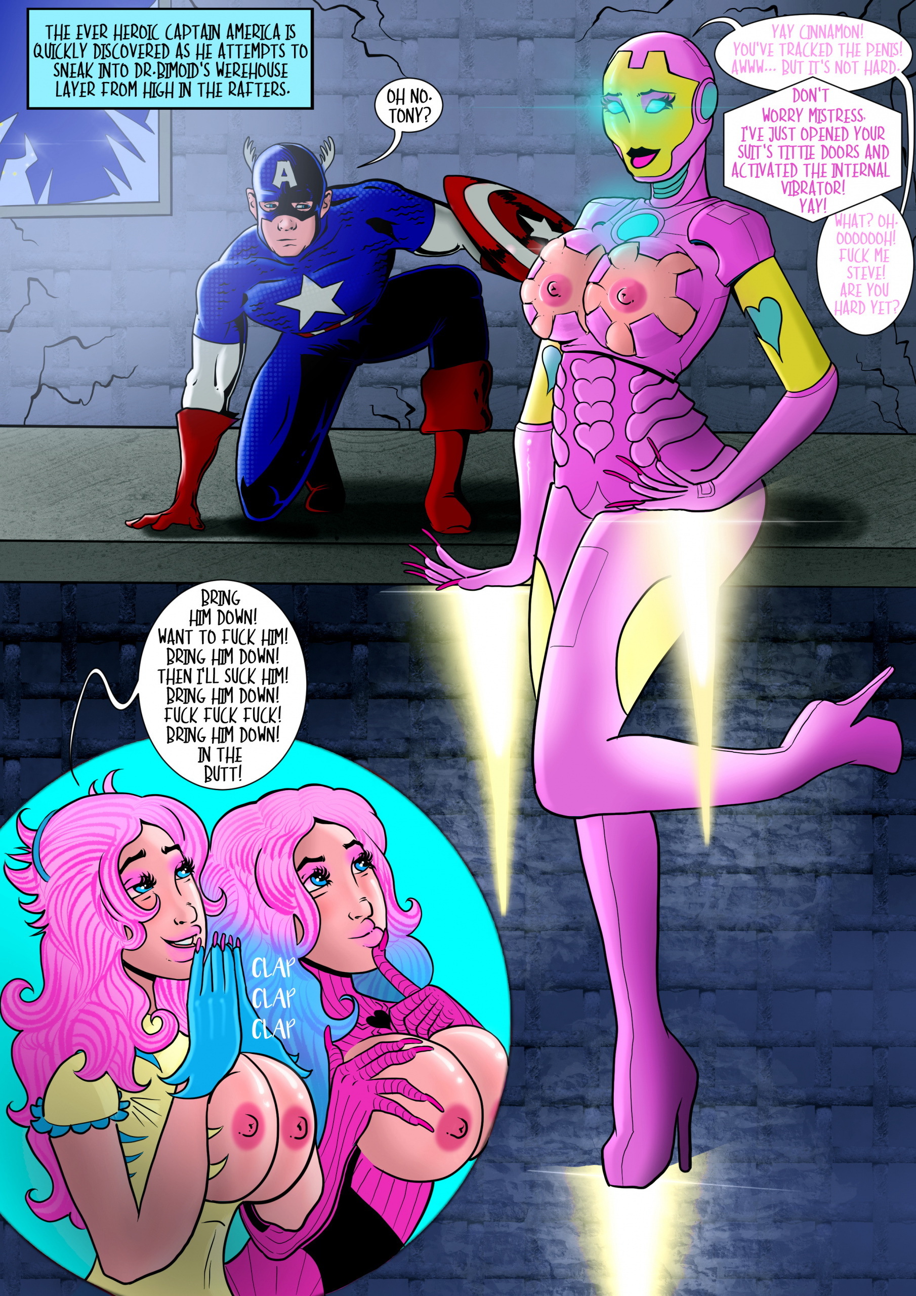 Doctor Bimboid vs Marvel Comic Heroes - Page 6