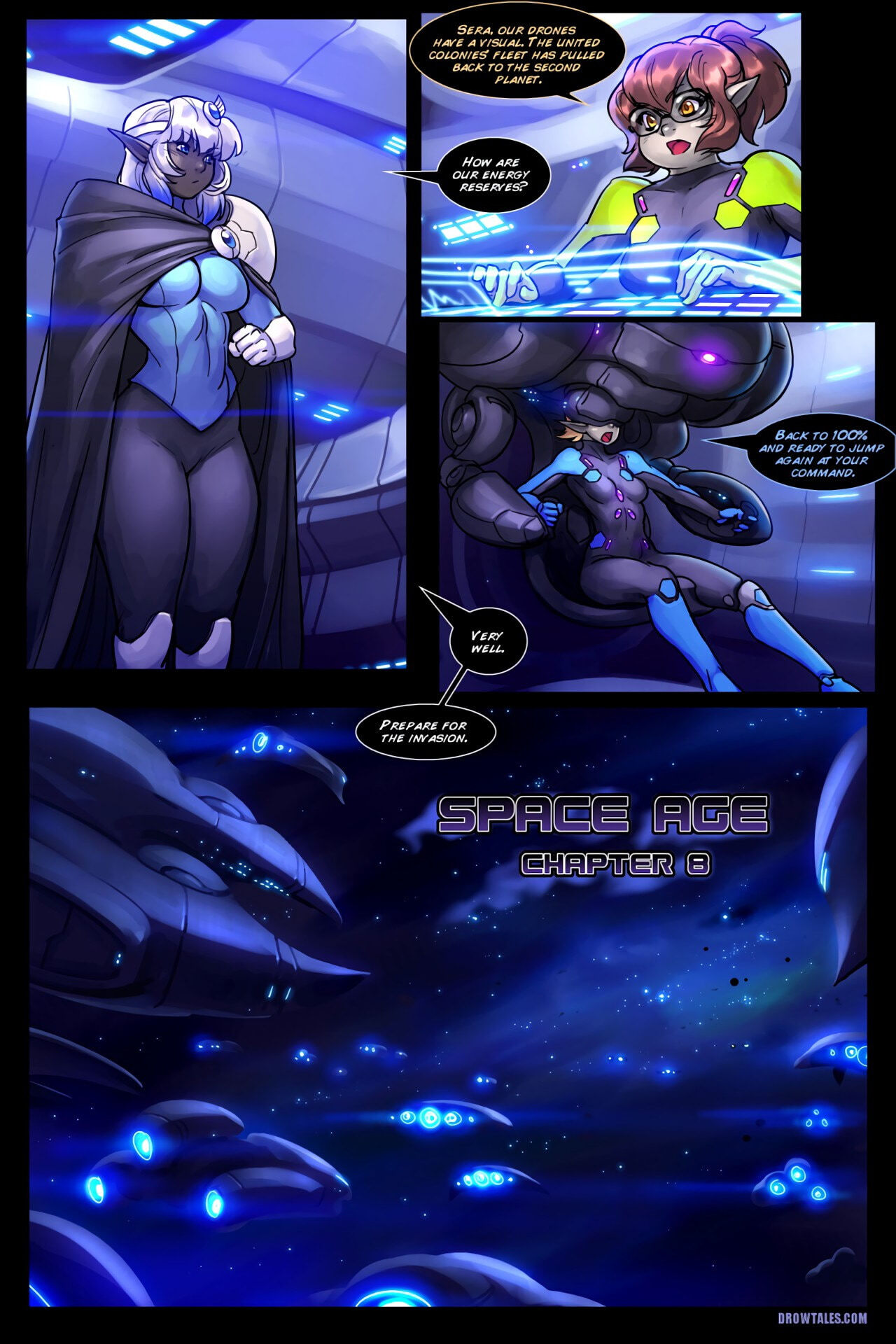 Drowtales Space Age 8 - Page 1