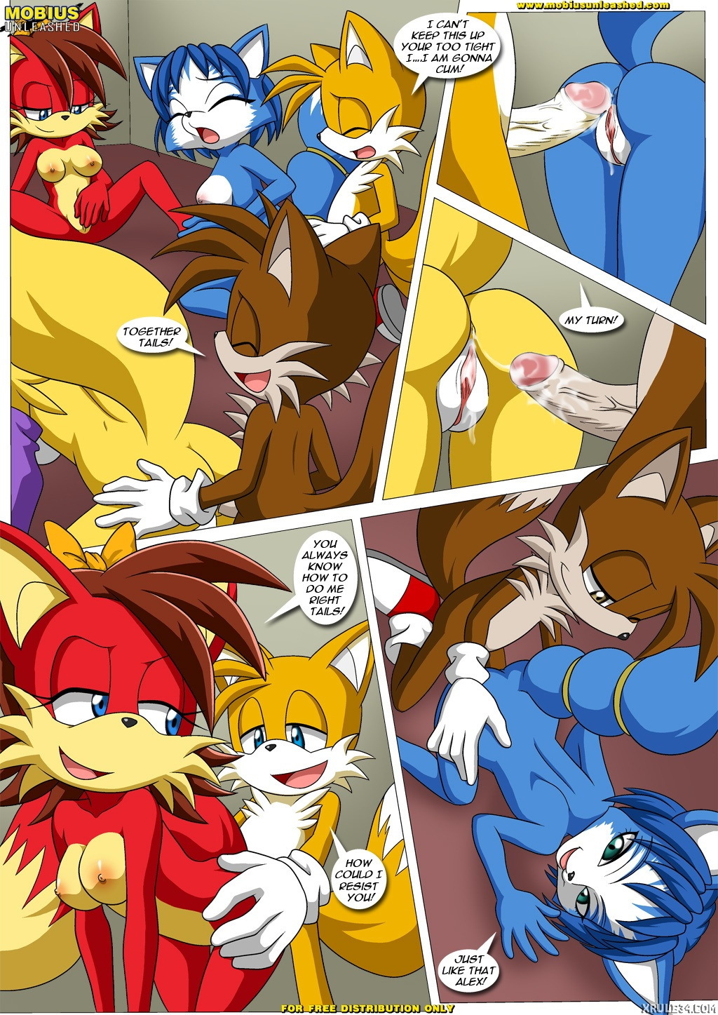 Foxxxes^2 - 2 Much Tail - Page 7