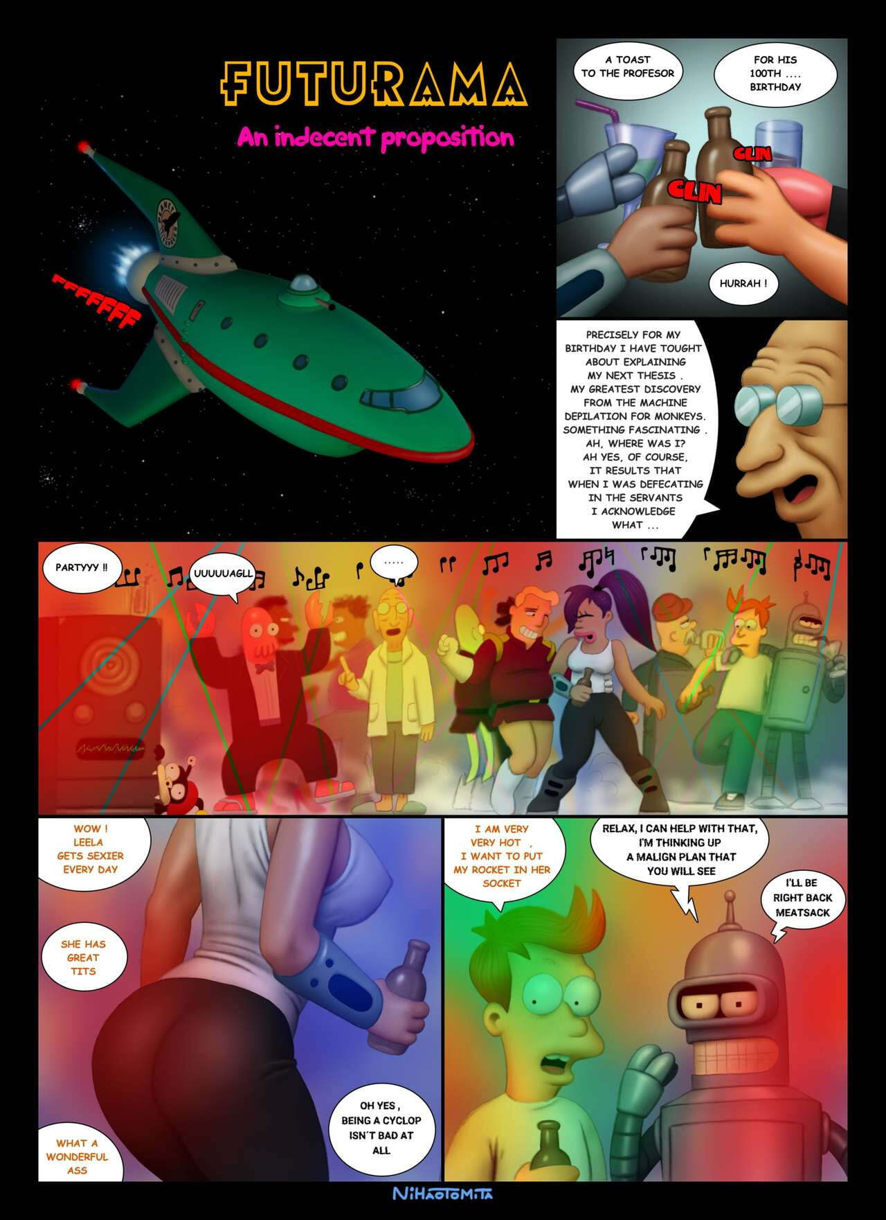 Futurama - An indecent proposition - Page 1