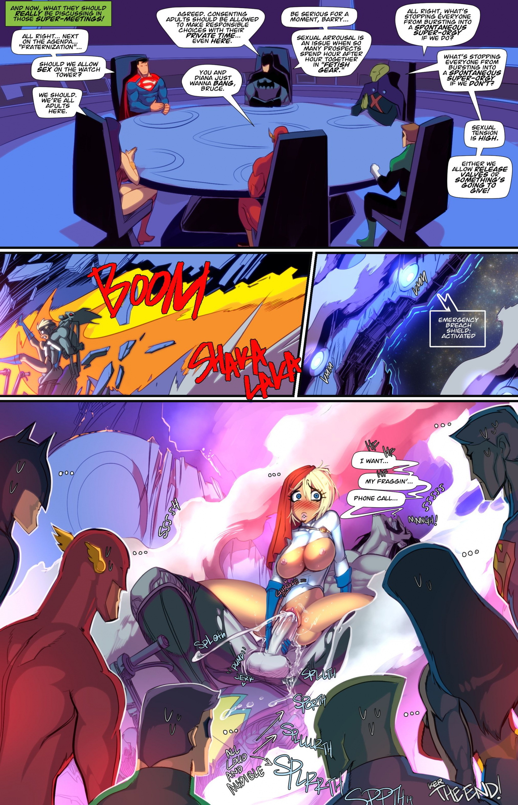 PowerGirl XXX Lobo - Page 7