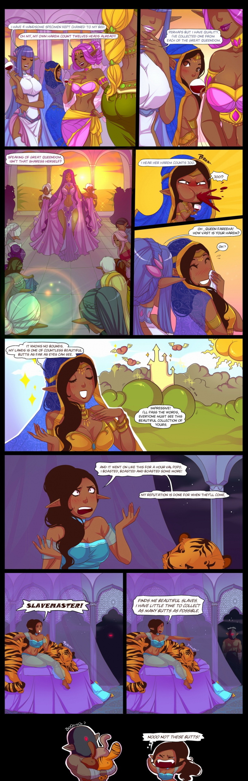 Queen of Butts - Page 1