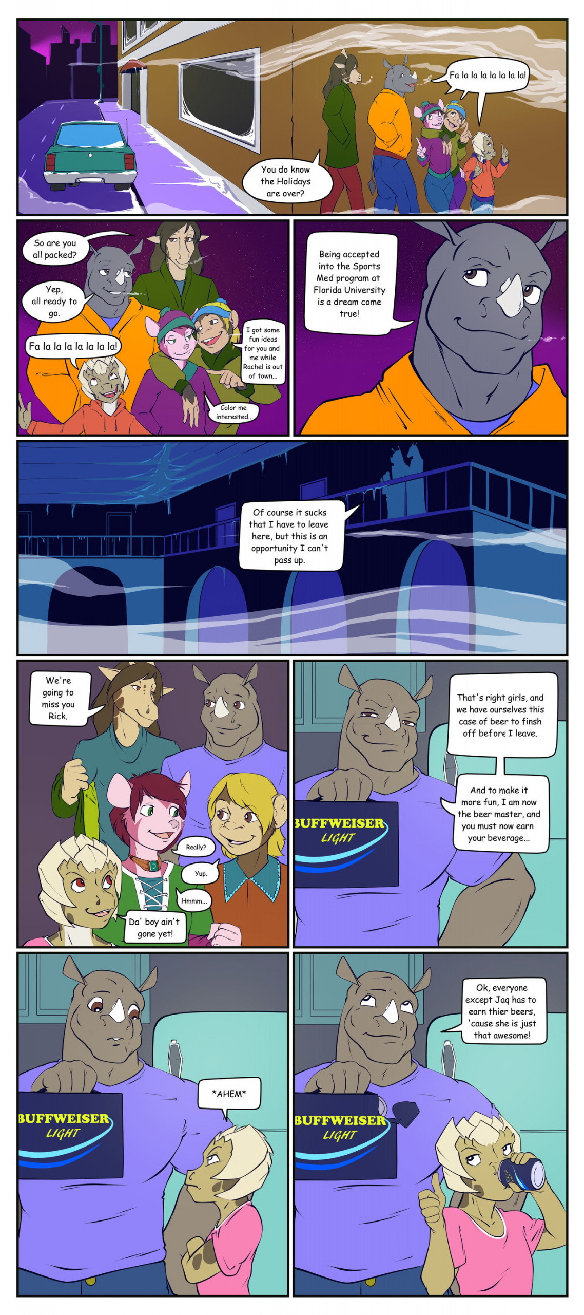 Rick's Goodbye Party - Page 1