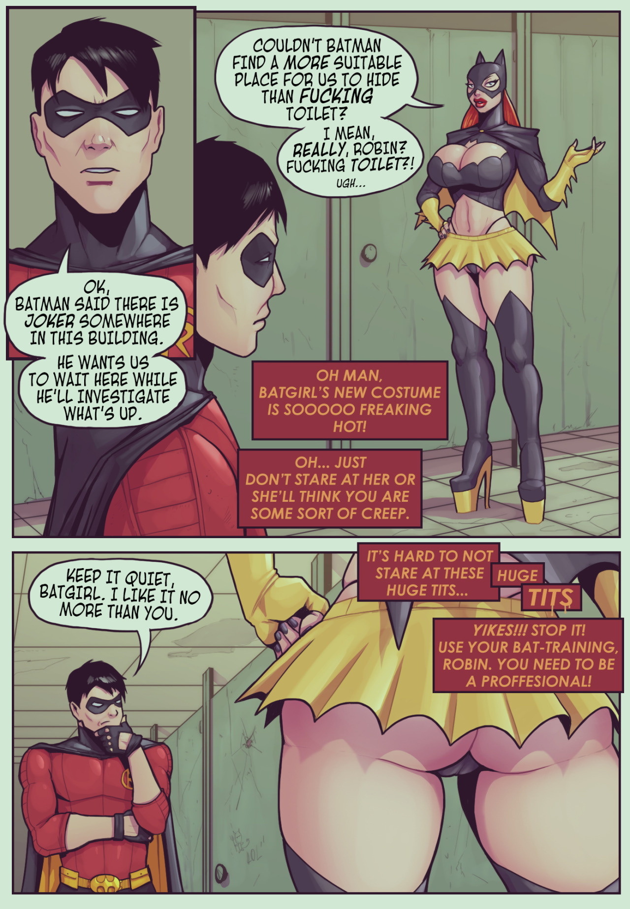 Ruined Gotham - Batgirl loves Robin - Page 2