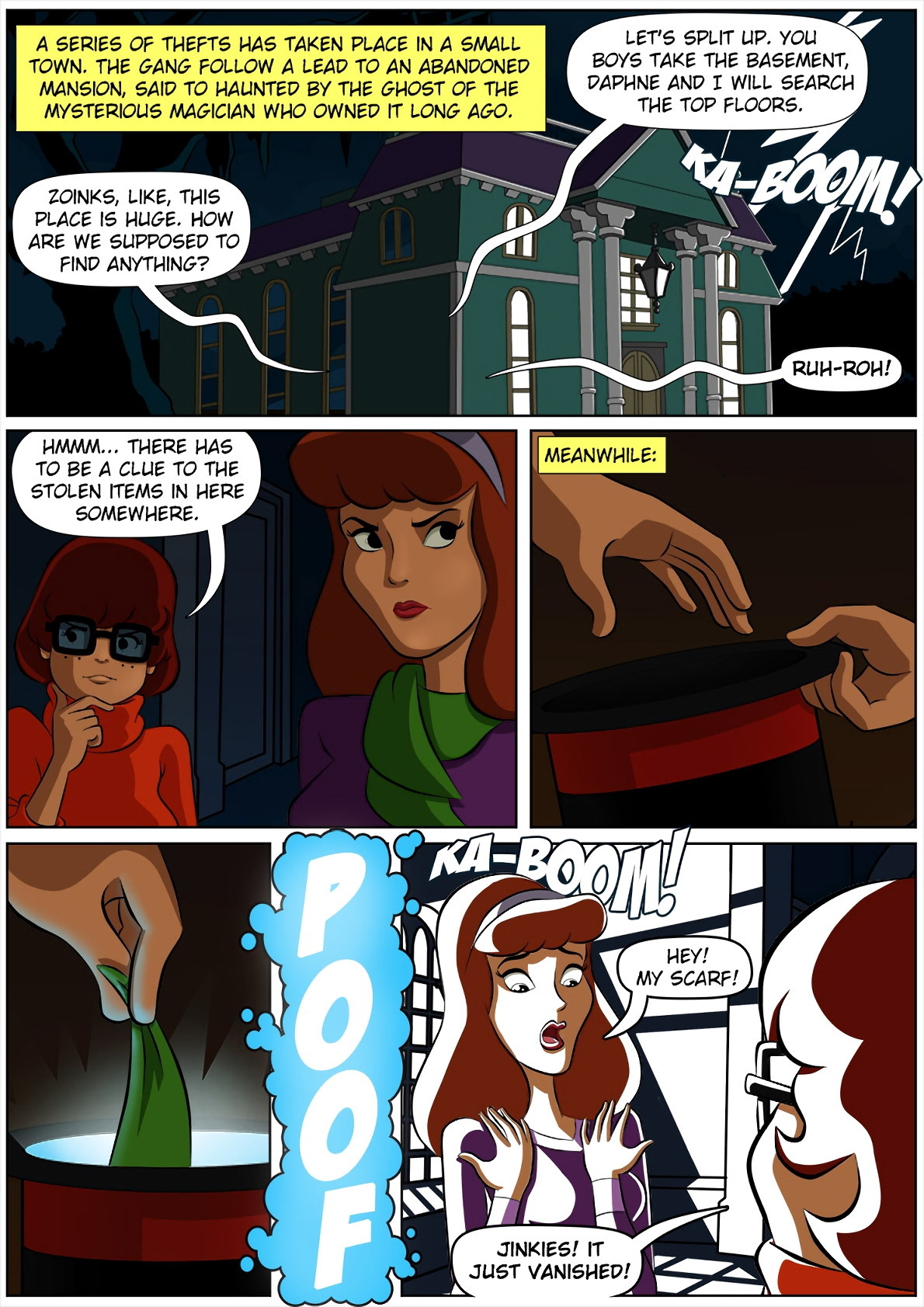 Scooby Doo and the Haunted Hat - Page 1
