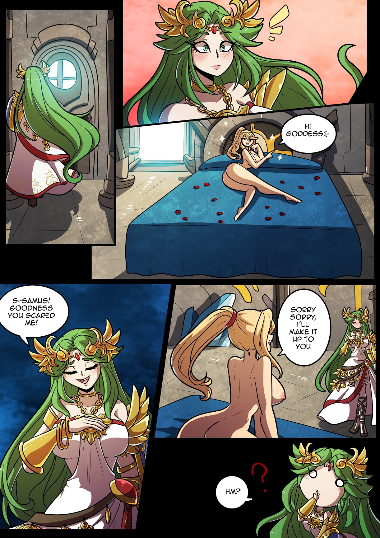 Smash Girls: Samus and Palutena's Bedroom Smash! - Page 2