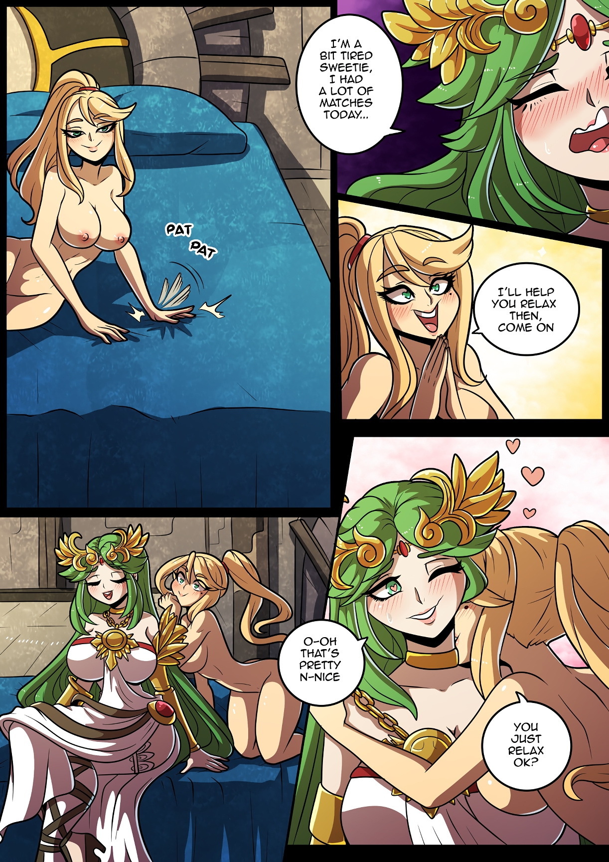 Smash Girls: Samus and Palutena's Bedroom Smash! - Page 3
