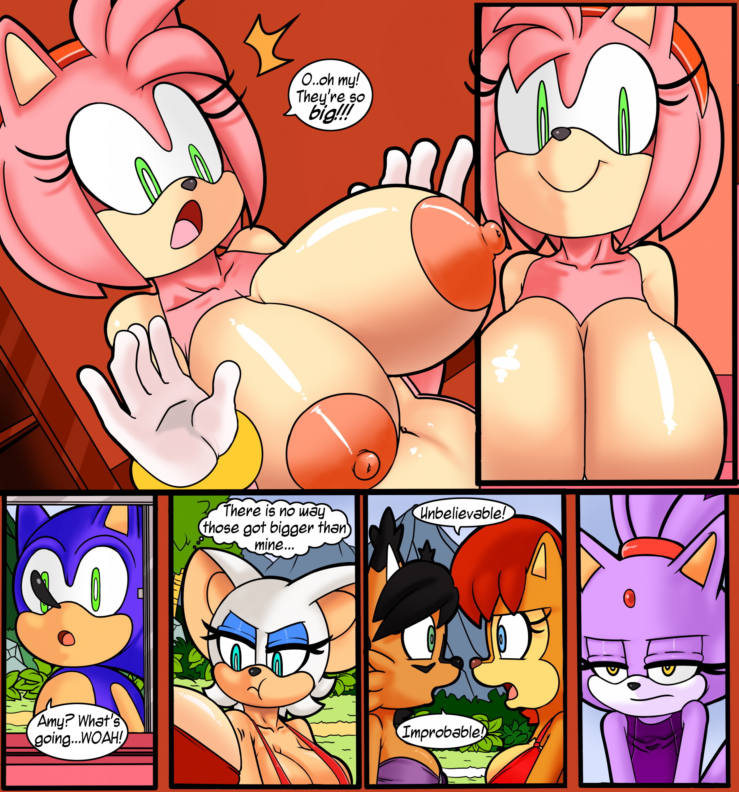 Sonic Girls Breast Expansion - Page 4