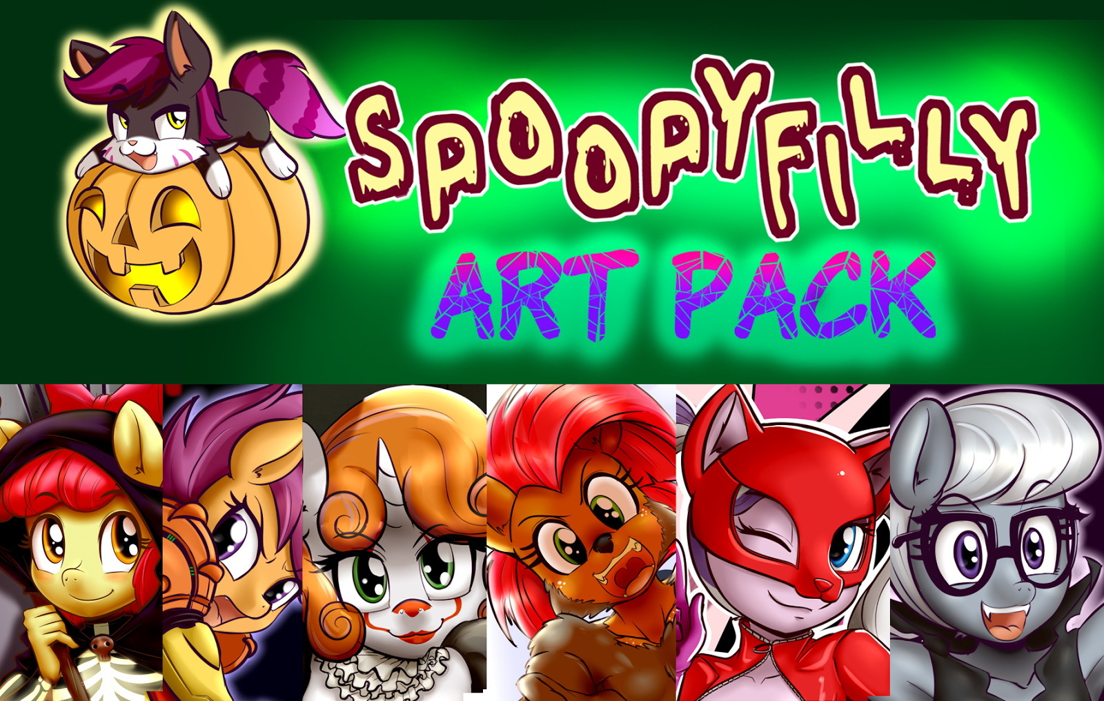 Spoopyfilly Art Pack - Page 1