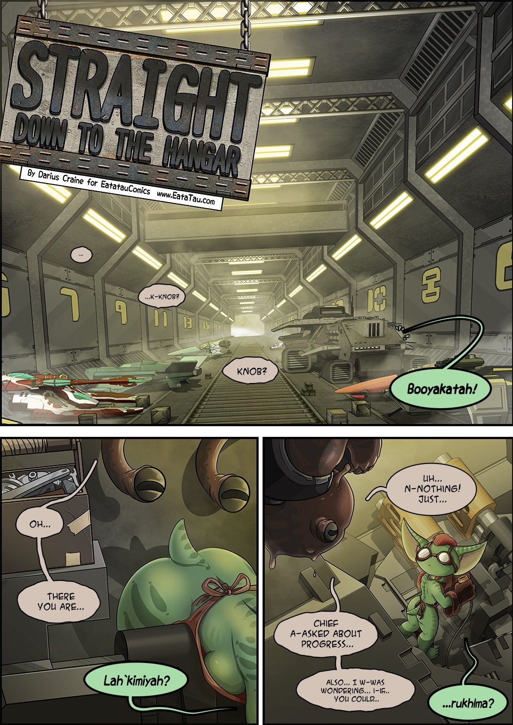 Straight Down to the Hangar - Page 1