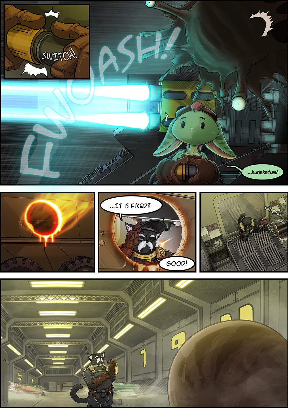 Straight Down to the Hangar - Page 2