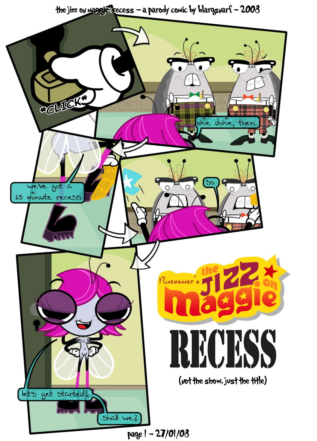 The Jizz on Maggie: Recess - Page 1