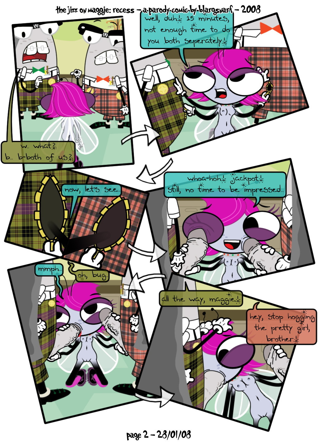 The Jizz on Maggie: Recess - Page 2