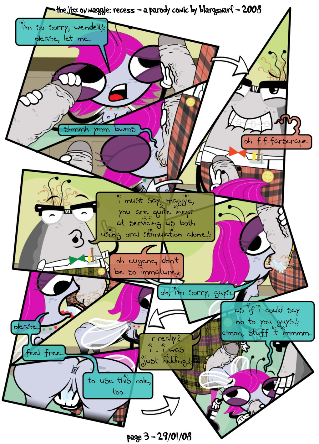 The Jizz on Maggie: Recess - Page 3