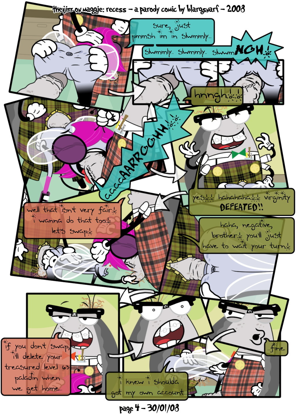 The Jizz on Maggie: Recess - Page 4