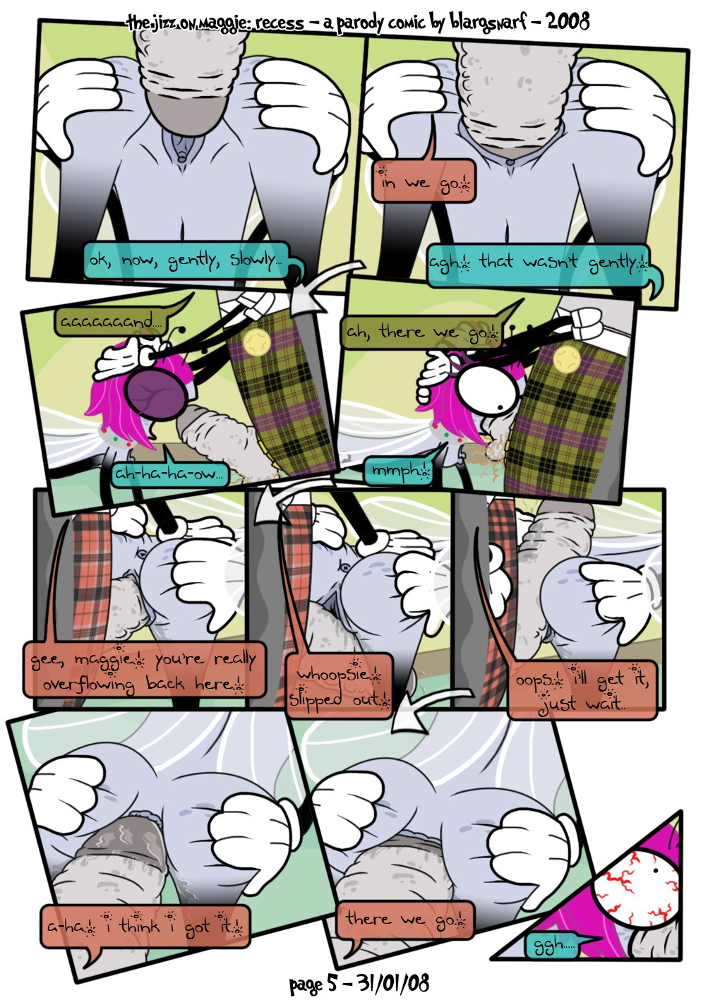 The Jizz on Maggie: Recess - Page 5