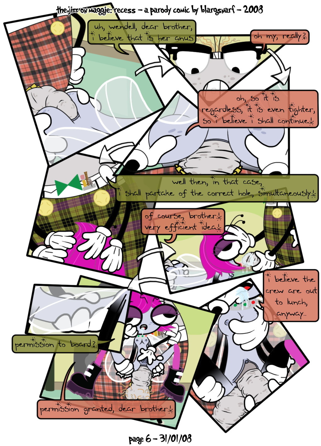 The Jizz on Maggie: Recess - Page 6
