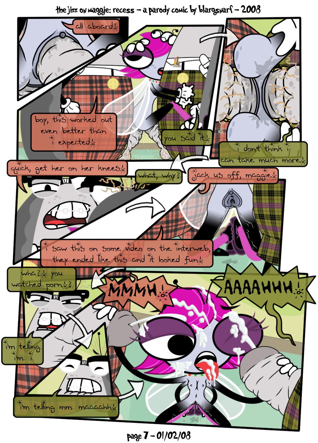 The Jizz on Maggie: Recess - Page 7