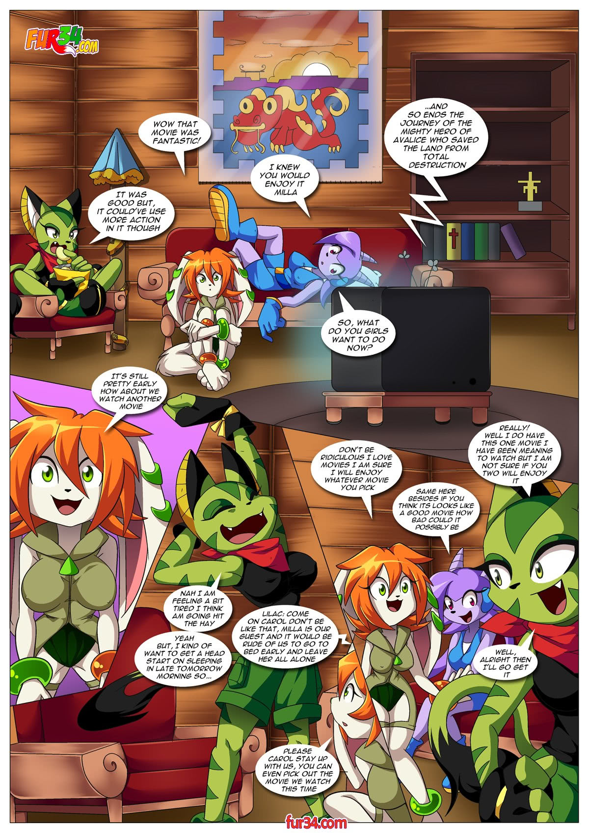 Watching A Movie With Friends - Page 2