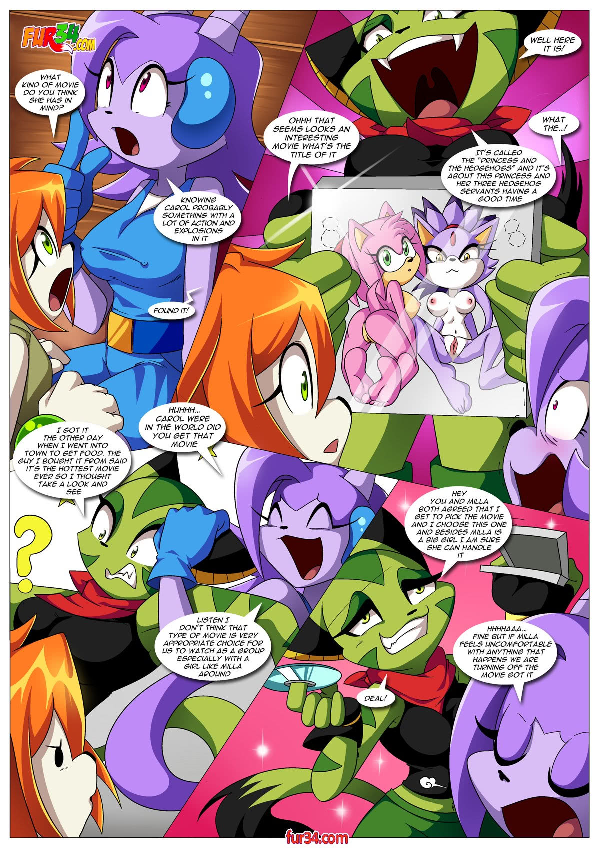 Watching A Movie With Friends - Page 3