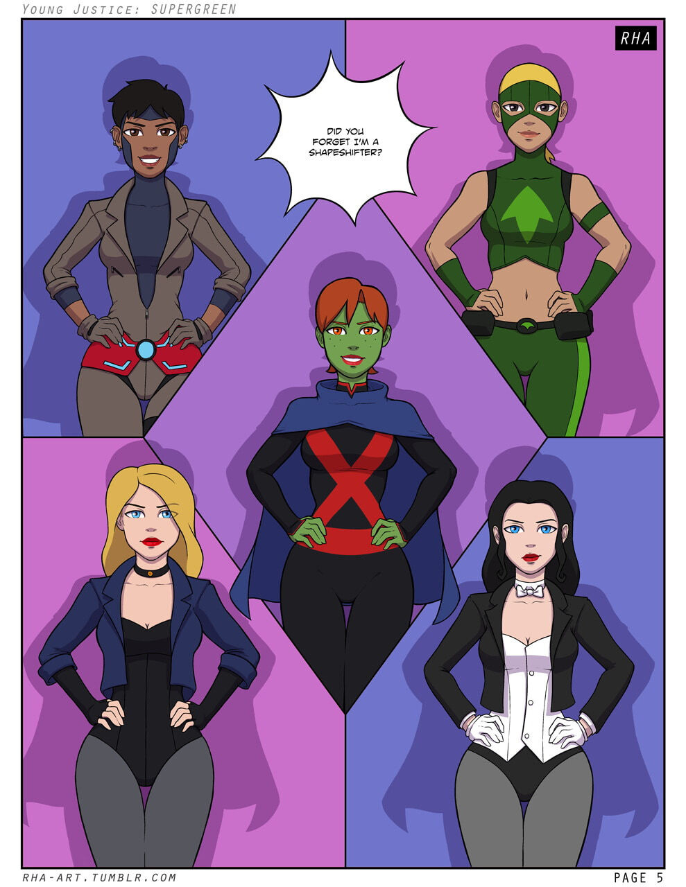 Young Justice - Supergreen - Page 6